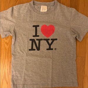 I Love NY Kids Grey T-Shirt